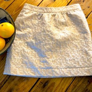 Loft Brocade Mini Skirt with Pockets